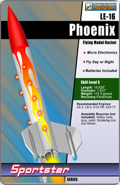 LE-16 Pheonix model rocket manual